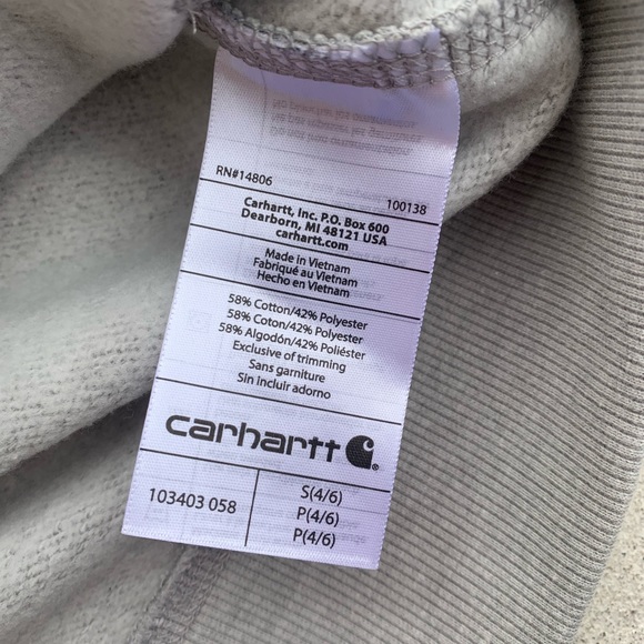 Carharrt Zip-Up Hoodie Women’s Small - Picture 5 of 9